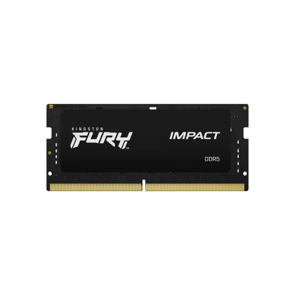 Kingston FURY Impact/SO-DIMM DDR5/32GB/6400MHz/CL38/2x16GB/Black