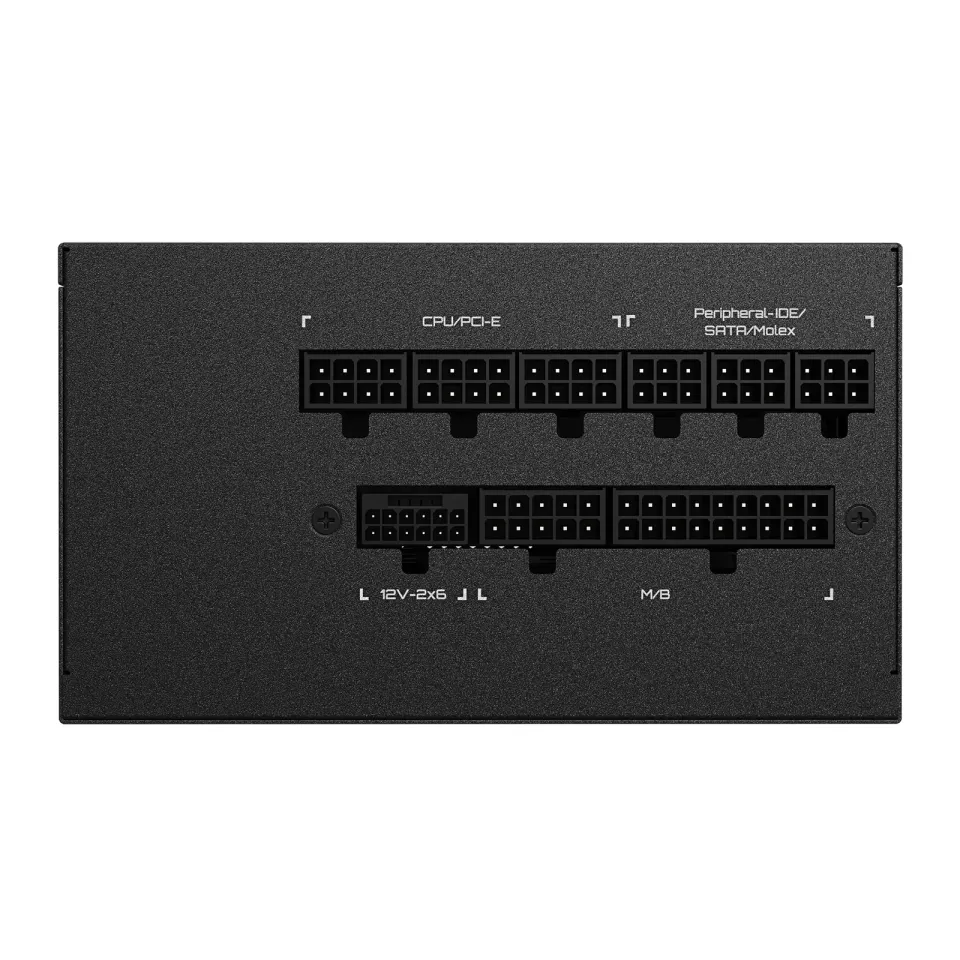 GIGABYTE zdroj UD750GM PG5 V2, 750W, 120mm, Plně modulární, 80 Plus Gold, ATX 3.1