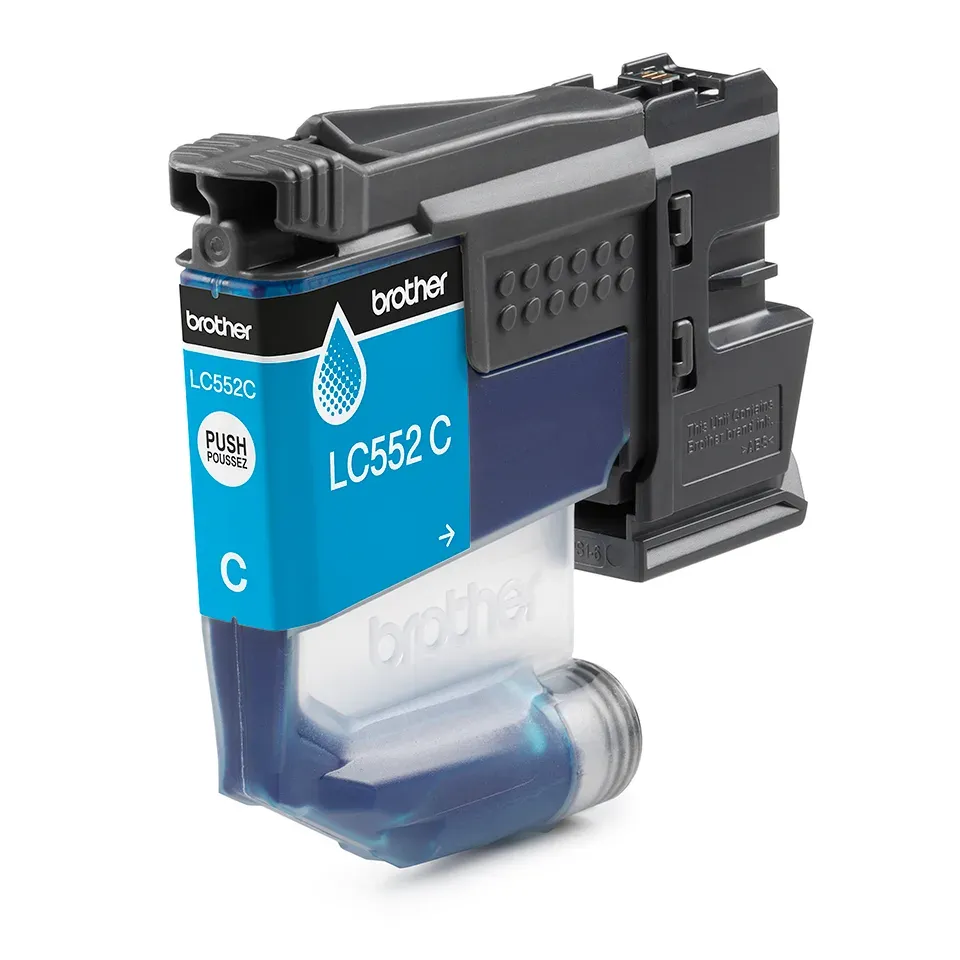 Brother LC-552C (inkoust cyan, 550 str.)