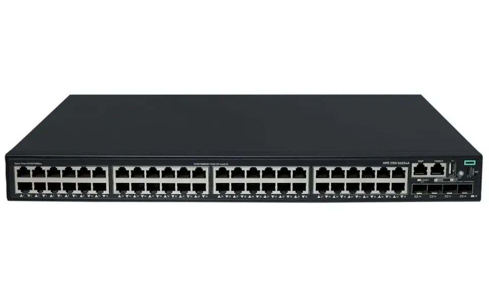 HPE Networking CW 2150 48p 10M/100M/1G PoE+ 4p SFP+ 1G/10G 770W Switch