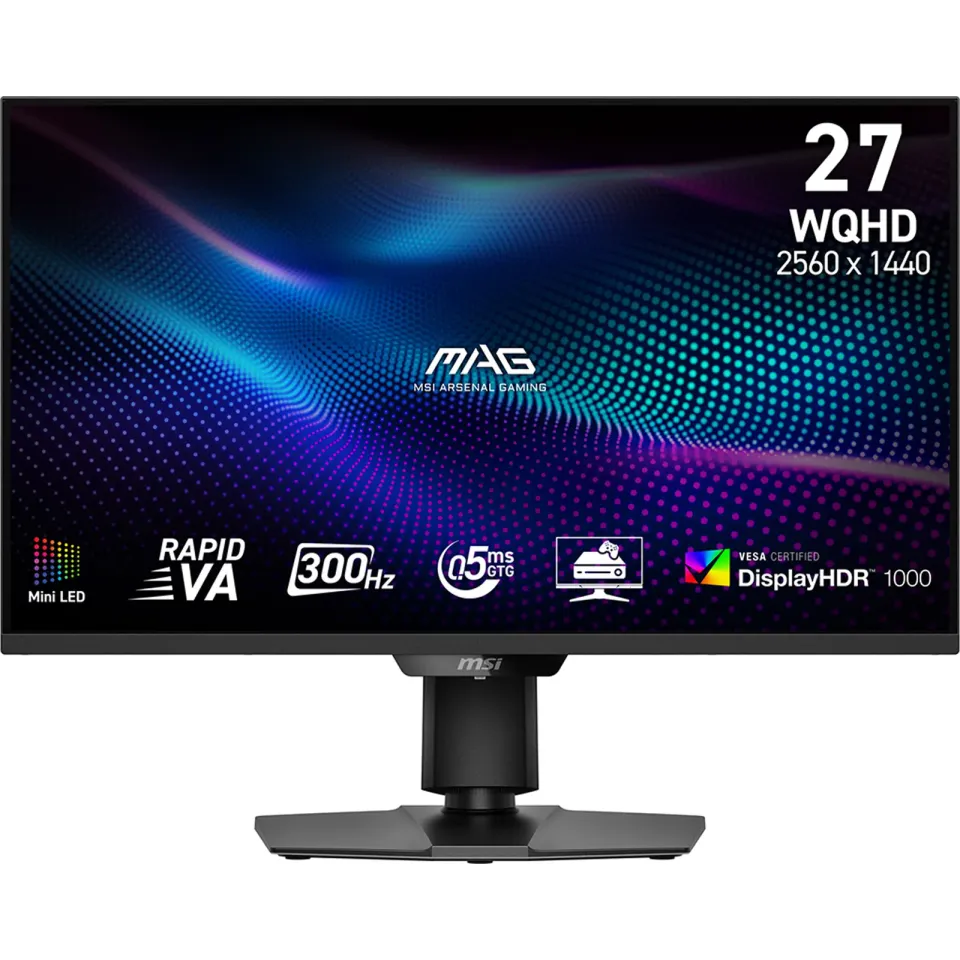 MSI LCD MAG 274QPF X30MV, 27", Rapid VA, 300Hz, VESA 100x100, Black, 2R