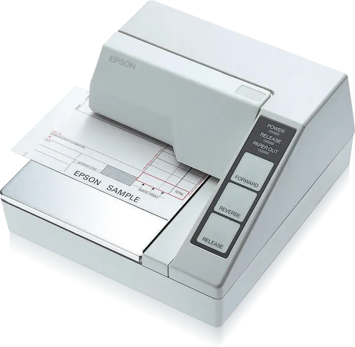 Epson TM-U295 (272) – jehličková tiskárna vkládaných dokladů, RS-232, bílá, bez zdroje