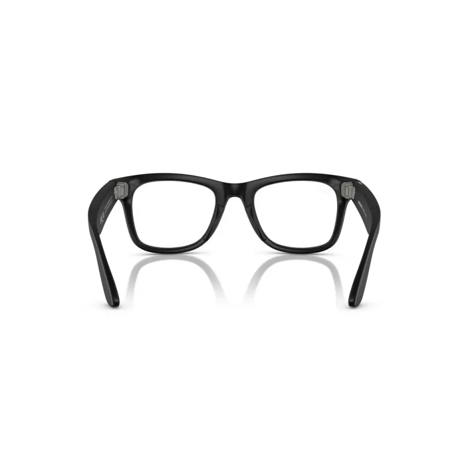 Meta Ray-Ban Gen1 Wayfarer - Matte Black/Clear to Graphite Green Transitions (Large)