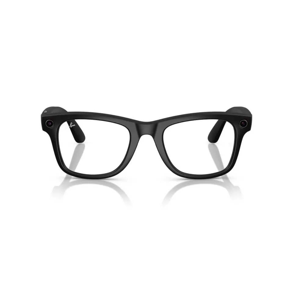 Meta Ray-Ban Gen1 Wayfarer - Matte Black/Clear to Graphite Green Transitions (Large)