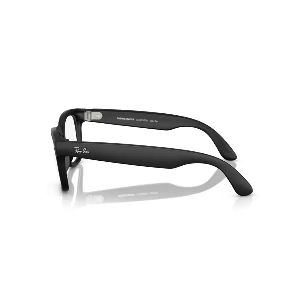 Meta Ray-Ban Gen1 Wayfarer - Matte Black/Clear to Graphite Green Transitions (Large)