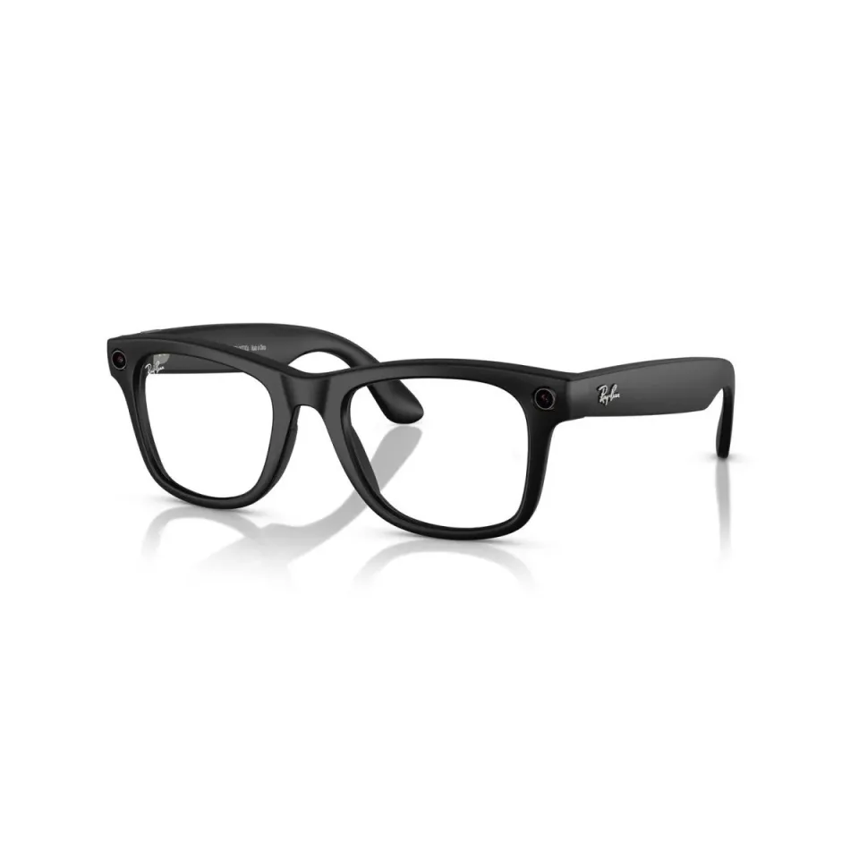 Meta Ray-Ban Gen1 Wayfarer - Matte Black/Clear to Graphite Green Transitions (Large)