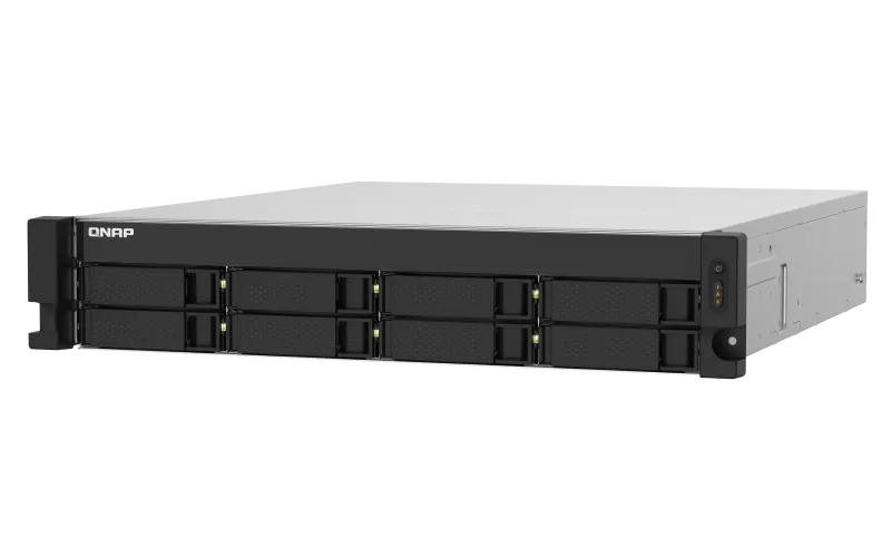 QNAP TS-832PXU-4G (1,7GHz / 4GB RAM / 8x SATA / 2x 2,5GbE / 2x 10GbE SFP+ / 1x PCIe / 4x USB 3.2)