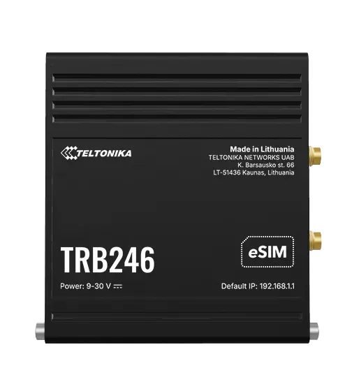 Teltonika LTE Cat 4 RS232/RS485 IoT Gateway, Ethernet, DUAL SIM - TRB246