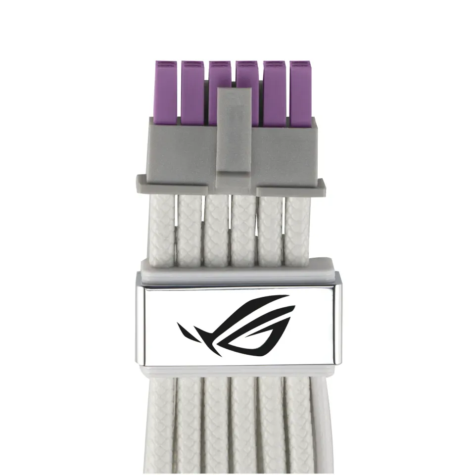 ASUS ROG-EQUALIZER 12V-2x6 PCI-E napájecí kabel, 750mm, bílá