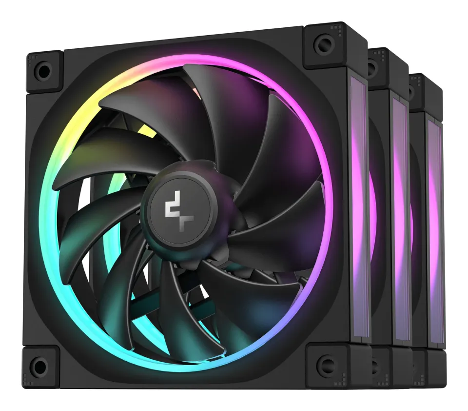 DEEPCOOL Ventilátor FL12 3v1, 3x120mm, ARGB, černá
