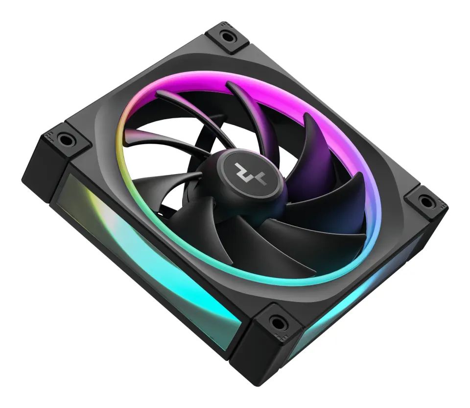DEEPCOOL Ventilátor FL12 3v1, 3x120mm, ARGB, černá