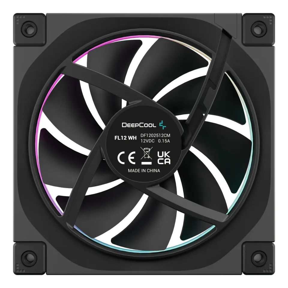 DEEPCOOL Ventilátor FL12 3v1, 3x120mm, ARGB, černá