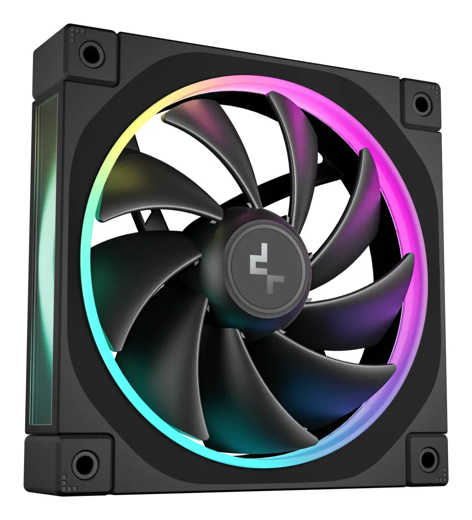 DEEPCOOL Ventilátor FL12 3v1, 3x120mm, ARGB, černá