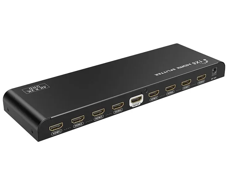 XtendLan HDMI distribucní rozbocovac, 1 vstup / 8 výstupy, 4k@60Hz