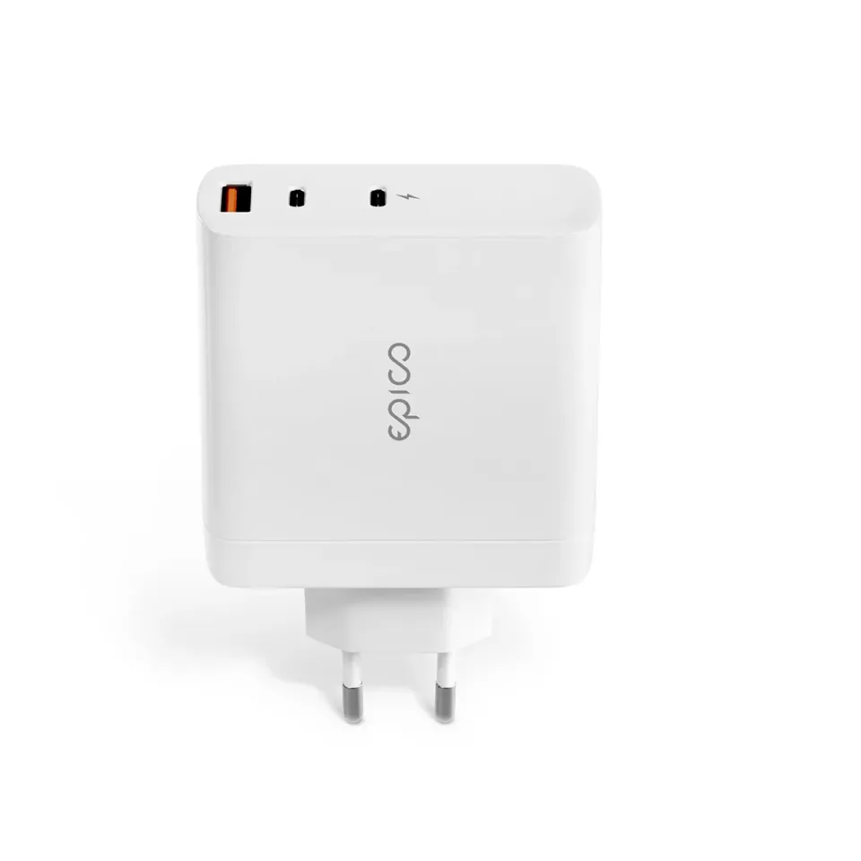 Epico 140W GaN síťová nabíječka - bílá