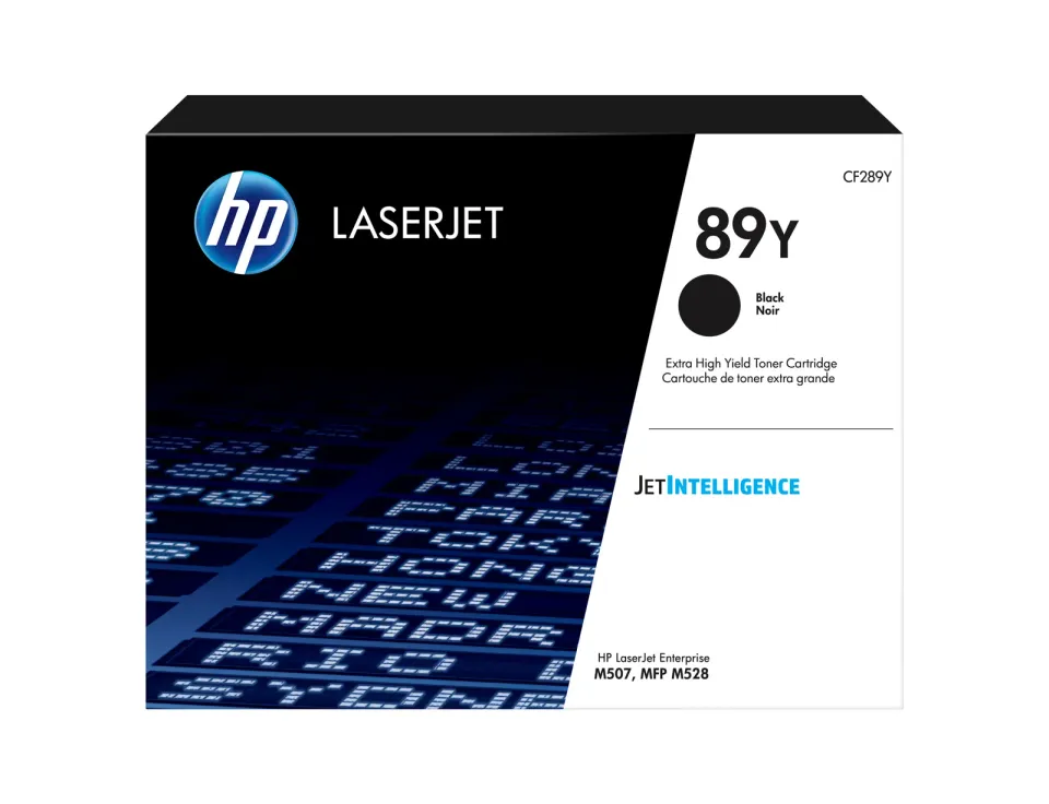 HP CF289Y originální černý toner č.89Y velký cca 20000str. (pro LJ M507, MFP M528, black