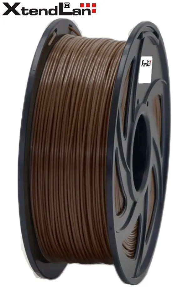 XtendLAN PETG filament 1,75mm hnědý 1kg