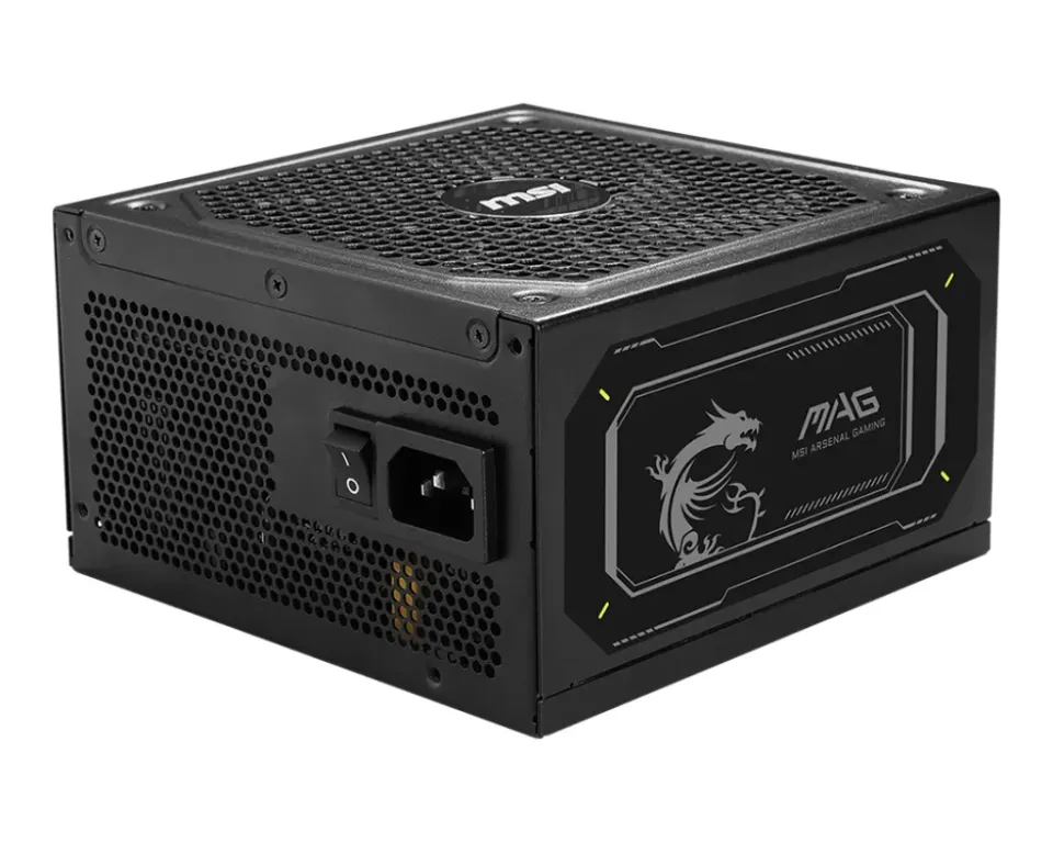 MSI zdroj MAG A1000GL PCIE5 II/ 1000W/ ATX3.1/ akt. PFC/ 7 let celk. záruka/ 135mm fan/ modulární kabeláž/ 80PLUS Gold