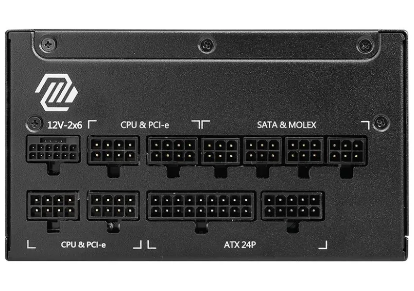 MSI zdroj MAG A1000GL PCIE5 II/ 1000W/ ATX3.1/ akt. PFC/ 7 let celk. záruka/ 135mm fan/ modulární kabeláž/ 80PLUS Gold