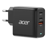 ACER Adapter 67W PD GaN charger,USB-C,USB-A,EU plug,Black