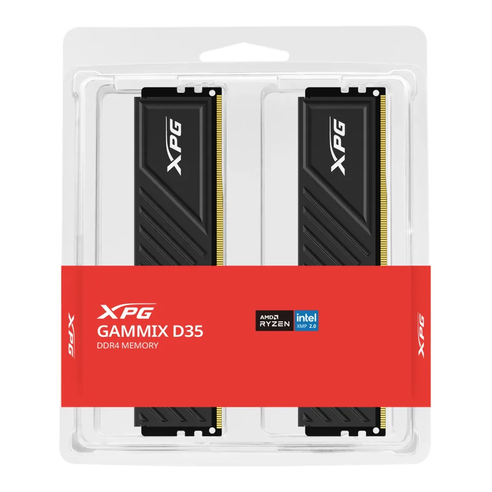 Adata XPG D35/DDR4/16GB/3200MHz/CL16/2x8GB/Black