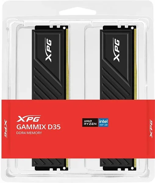 Adata XPG D35/DDR4/16GB/3200MHz/CL16/2x8GB/Black