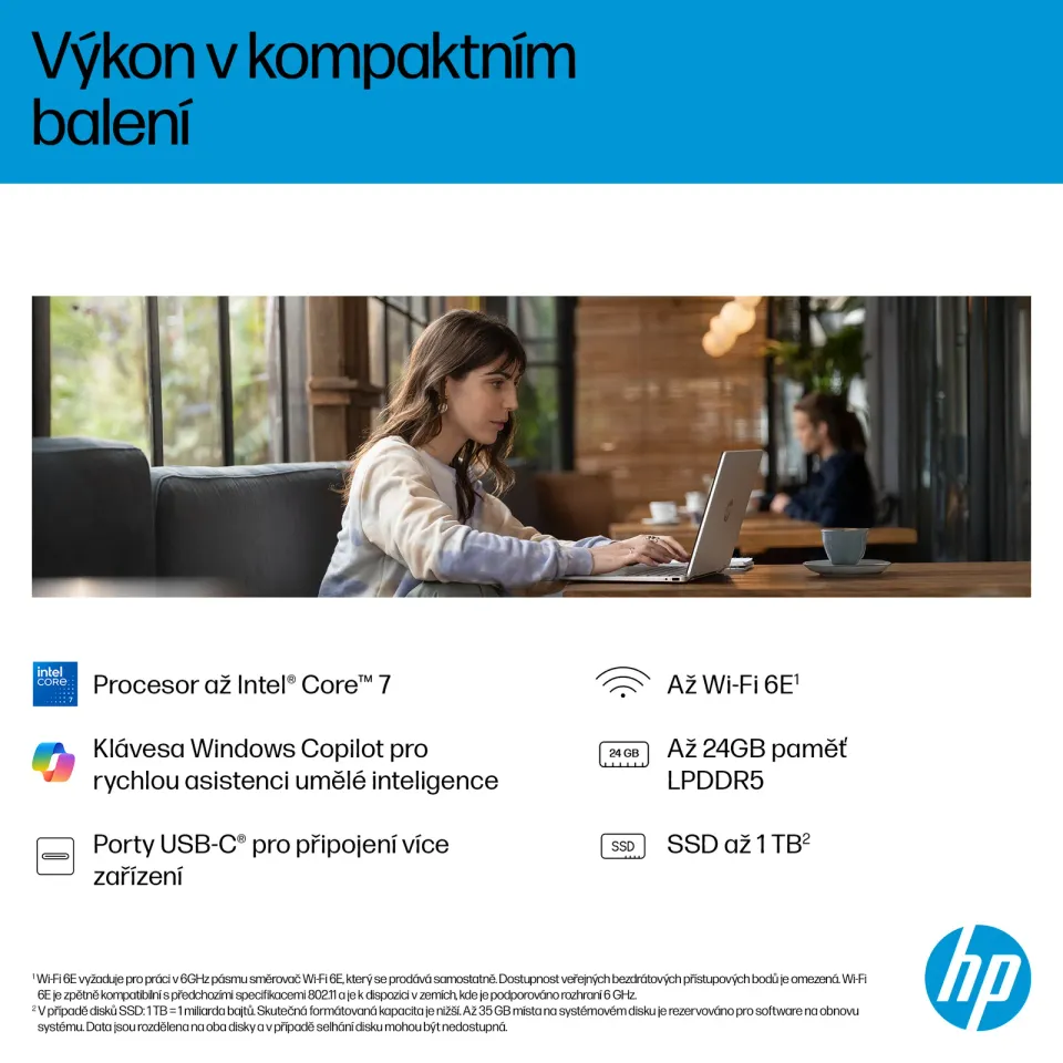 NTB HP OmniBook 5 Flip 14-fp0004nc, Core 7-150U, Touch/14" 2K OLED, 16GB LPDDR, 1TB, Win 11, 3m GamePass