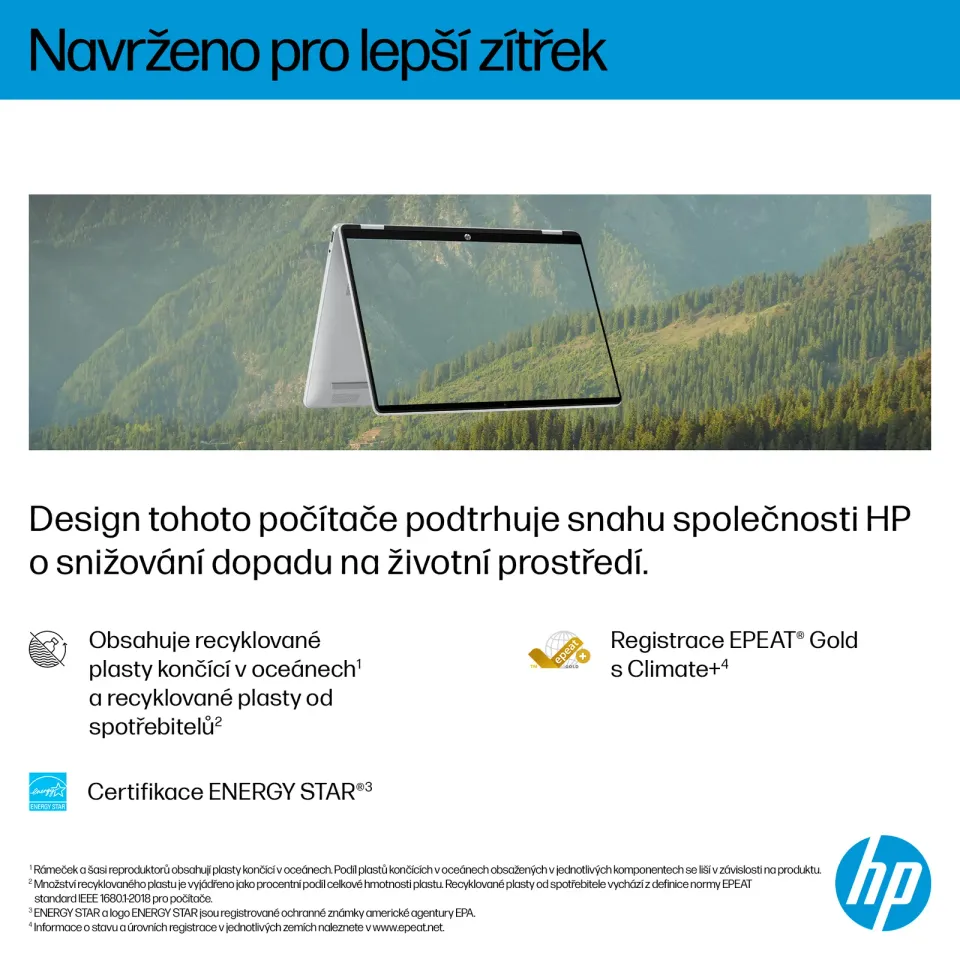 NTB HP OmniBook 5 Flip 14-fp0004nc, Core 7-150U, Touch/14" 2K OLED, 16GB LPDDR, 1TB, Win 11, 3m GamePass