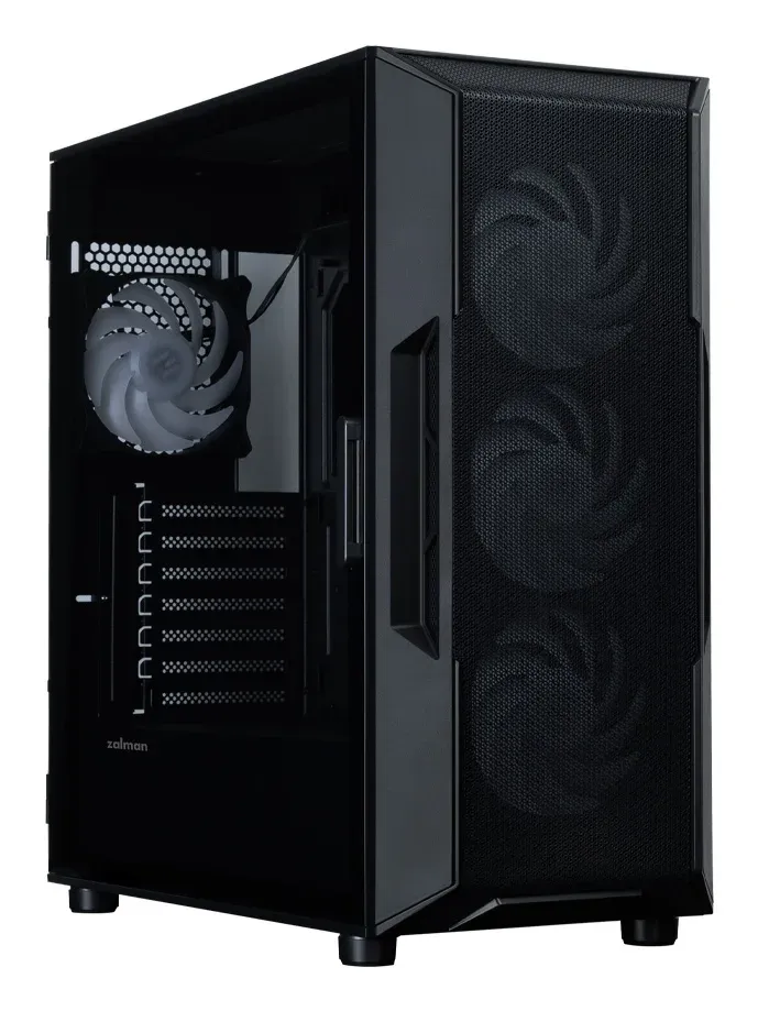 Zalman skříň i3 Neo ARGB V2 Black / ATX / 4x120mm ARGB Fan / 2xUSB 3.0 / černá