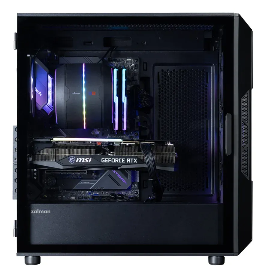 Zalman skříň i3 Neo ARGB V2 Black / ATX / 4x120mm ARGB Fan / 2xUSB 3.0 / černá