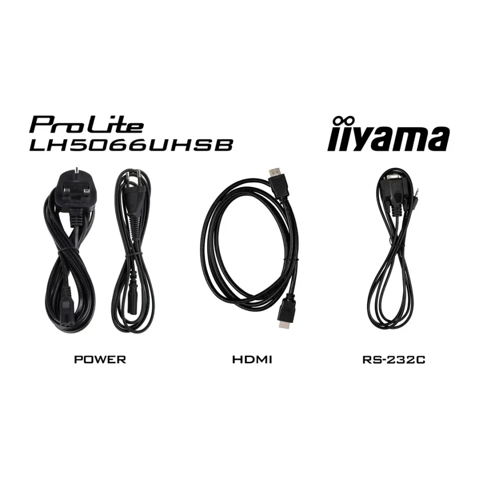 50" iiyama LH5066UHSB-B1AG:VA,4K UHD,IPX5,DP-out