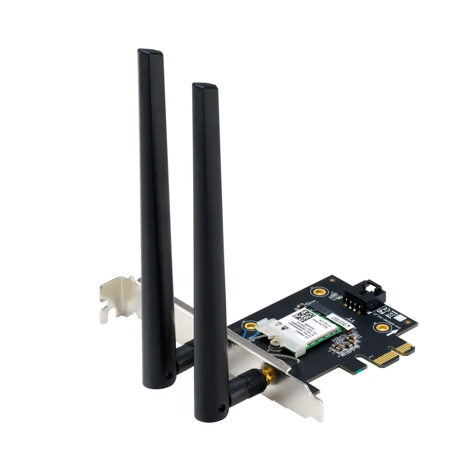 ASUS PCE-BE6500 WiFi 7 PCIe Adaptér, Bluetooth 5.4, PCIe 1x Slot, WPA3