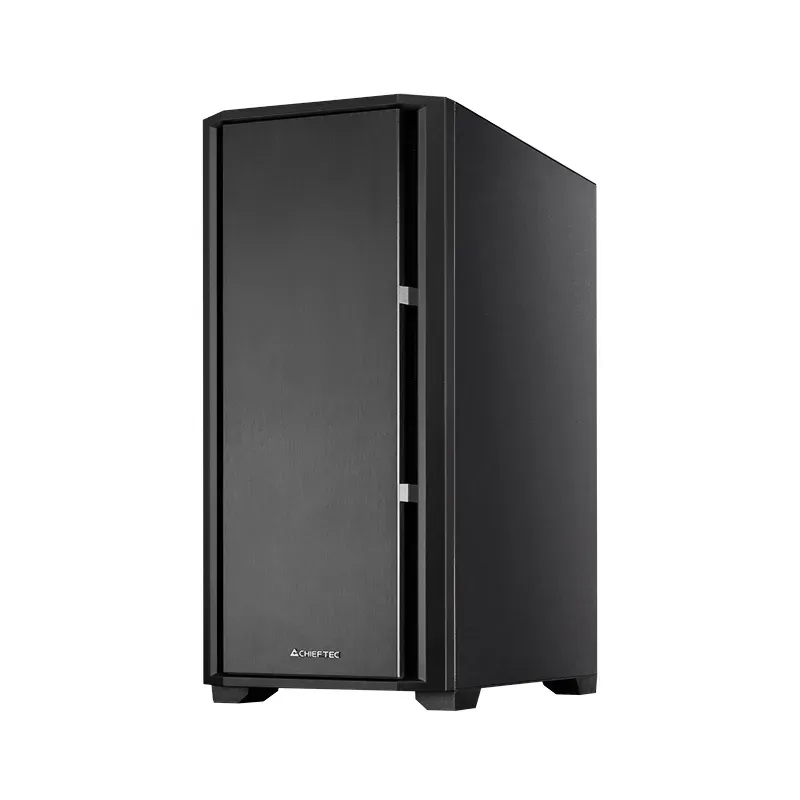 CHIEFTEC Pro Midi Q / ATX / 120mm fan / 2xUSB 2.0 / USB 3.0 / USB-C / tvrzené sklo / černá