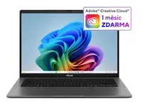 ASUS NTB Vivobook S14 (M3407KA-OLED115Z), AI 5 330, 14" WUXGA, 32GB, 512GB SSD, Radeon, No OS, Matte Gray