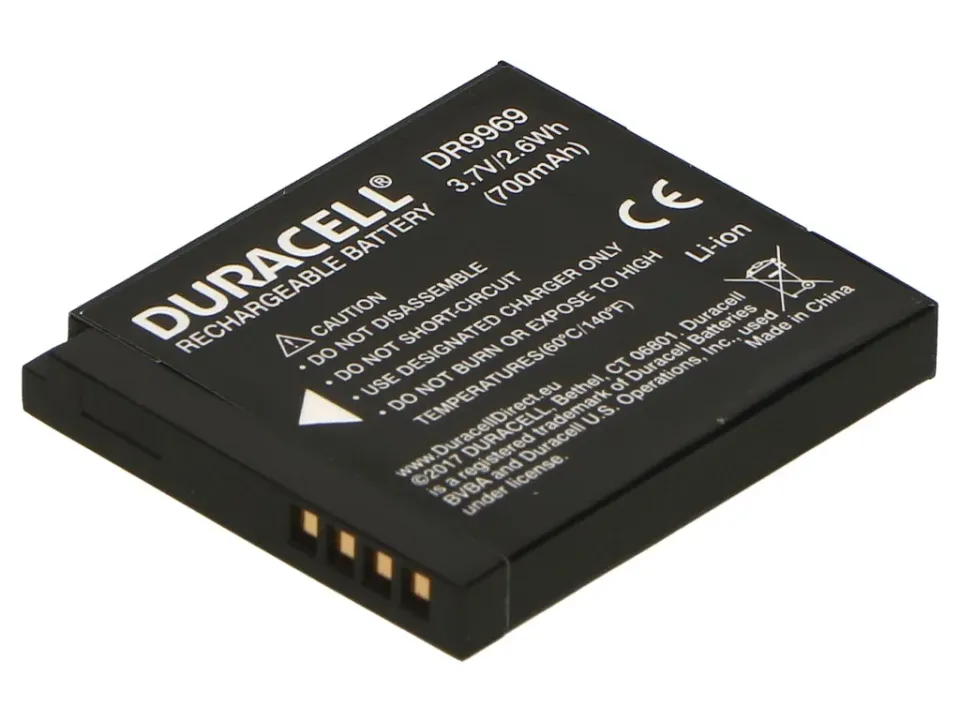DURACELL Baterie - DR9969 pro Panasonic DMW-BCK7E, černá, 630 mAh, 3,6 V