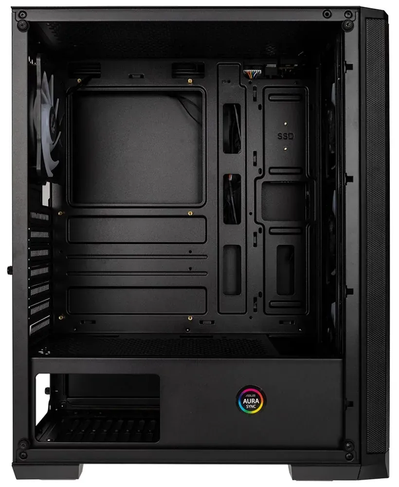 BitFenix skříň Nova Mesh SE TG ARGB / ATX / 4x120mm ARGB / USB 3.0 / tvrzené sklo / černá