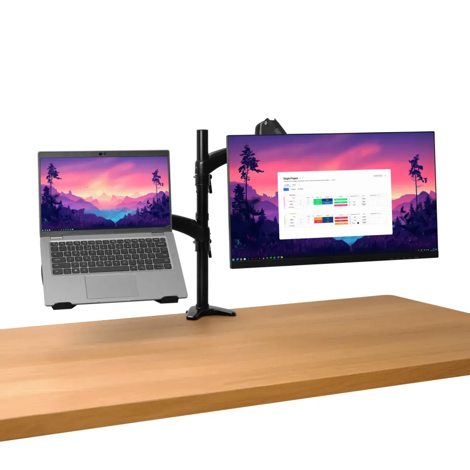 TRUST Držák na monitor a notebook Mara, Monitor až 32", Notebook až 17", černá