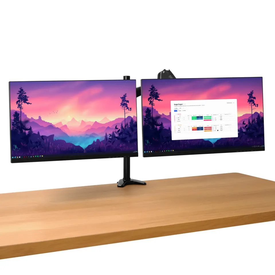 TRUST Držák na monitor a notebook Mara, Monitor až 32", Notebook až 17", černá