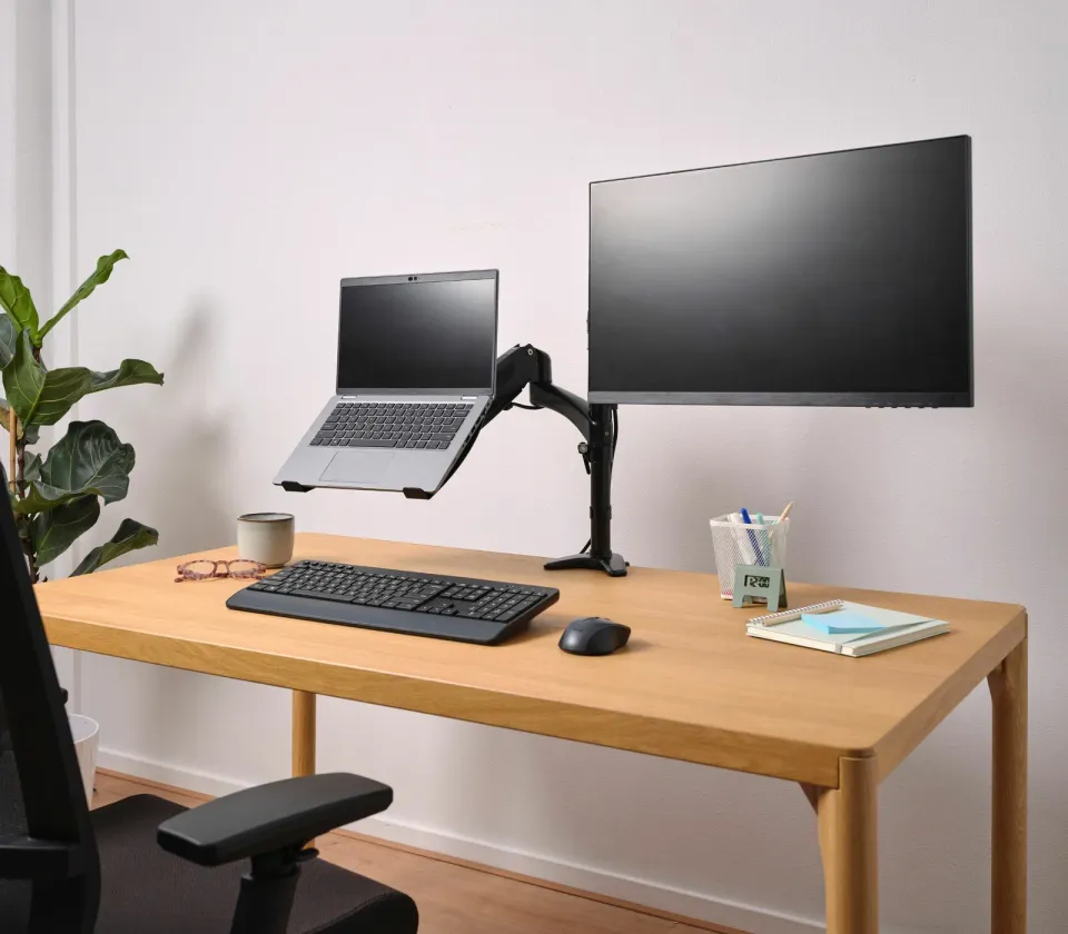 TRUST Držák na monitor a notebook Mara, Monitor až 32", Notebook až 17", černá