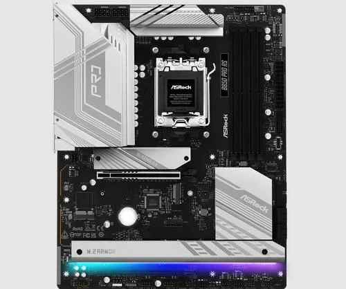 ASROCK B850 PRO RS (AM5, amd B850, 4xDDR5, PCIE 5.0, HDMI, 4xSATA3 +4xM.2, USB3.2 G2x2, GLAN 2,5G, ATX)