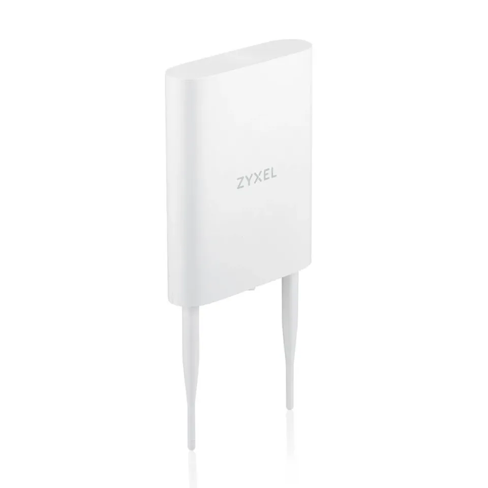 ZYXEL NWA55BE BE5100, 2x2 MU-MIMO, Smart Mesh, Outdoor IP55, PoE+ (802.3at), Standalone/Nebula Cloud Mng Inclued adapter