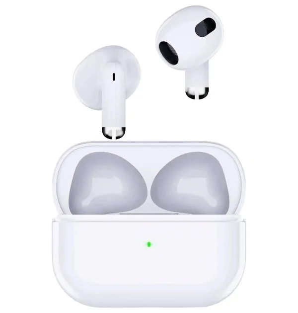 Swissten bluetooth tws sluchátka minipods bílá