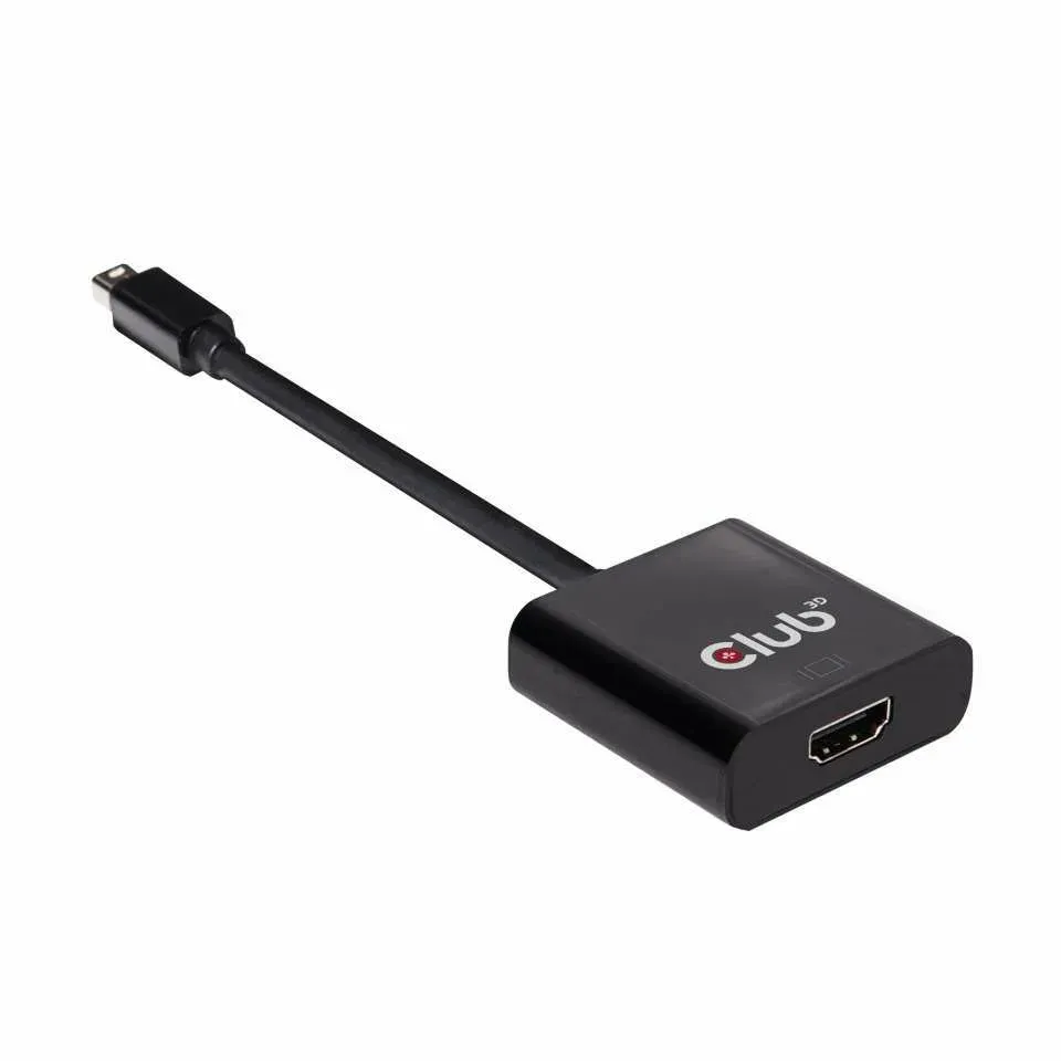 Club3D Adaptér aktivní mini DisplayPort 1.2 na HDMI 2.0 4K60Hz UHD, (M/F), 20cm