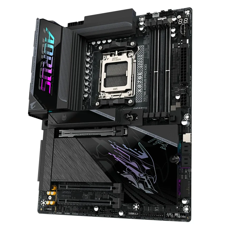 GIGABYTE MB Sc AM5 X870E A PRO X, AMD X870E, 4xDDR5, 2xUSB-C, 2xHDMI, Wifi, ATX
