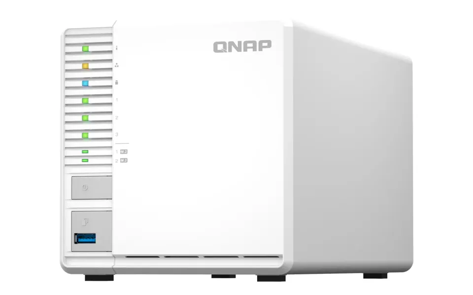 QNAP TS-364-8G (4core 2,9GHz, 8GB RAM, 3x SATA, 2x M.2 NVMe sloty, 3x USB, 1x 2,5GbE, 1x HDMI 1.4b)