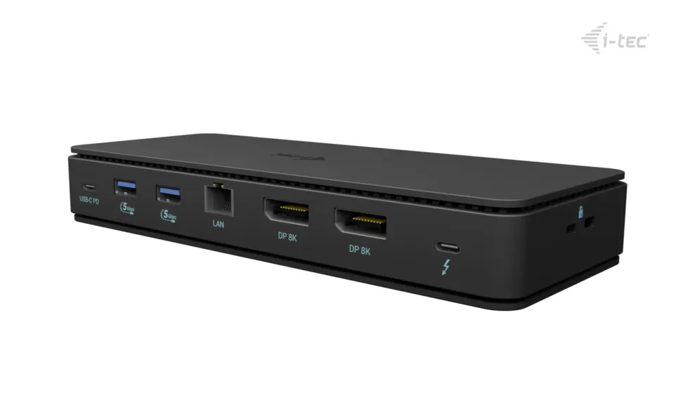 I-tec Thunderbolt4 2x Display Docking Station Gen3, 7x USB, 2.5 GLAN + PowerDeli
