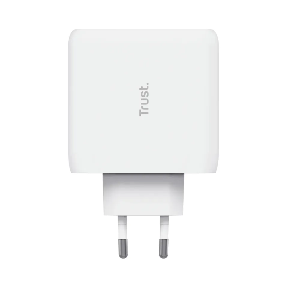 TRUST nabíječka MAXO 65W, 2x USB-C, bílá