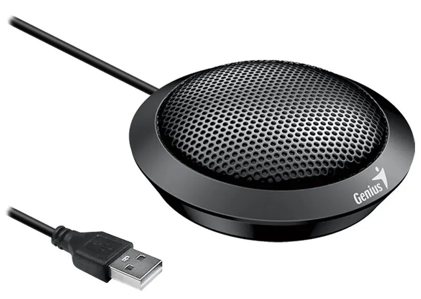 GENIUS konferenční mikrofon MIC-100U/ USB/ všesměrový/ černý
