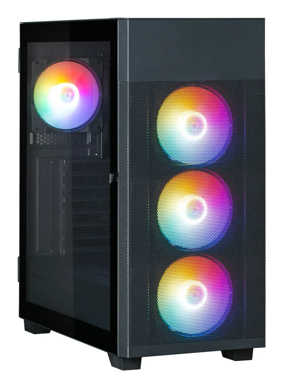 Zalman skříň S5 Neo Black / ATX / 4x 120mm RGB Fan / USB 3.0 / USB 2.0 / černá