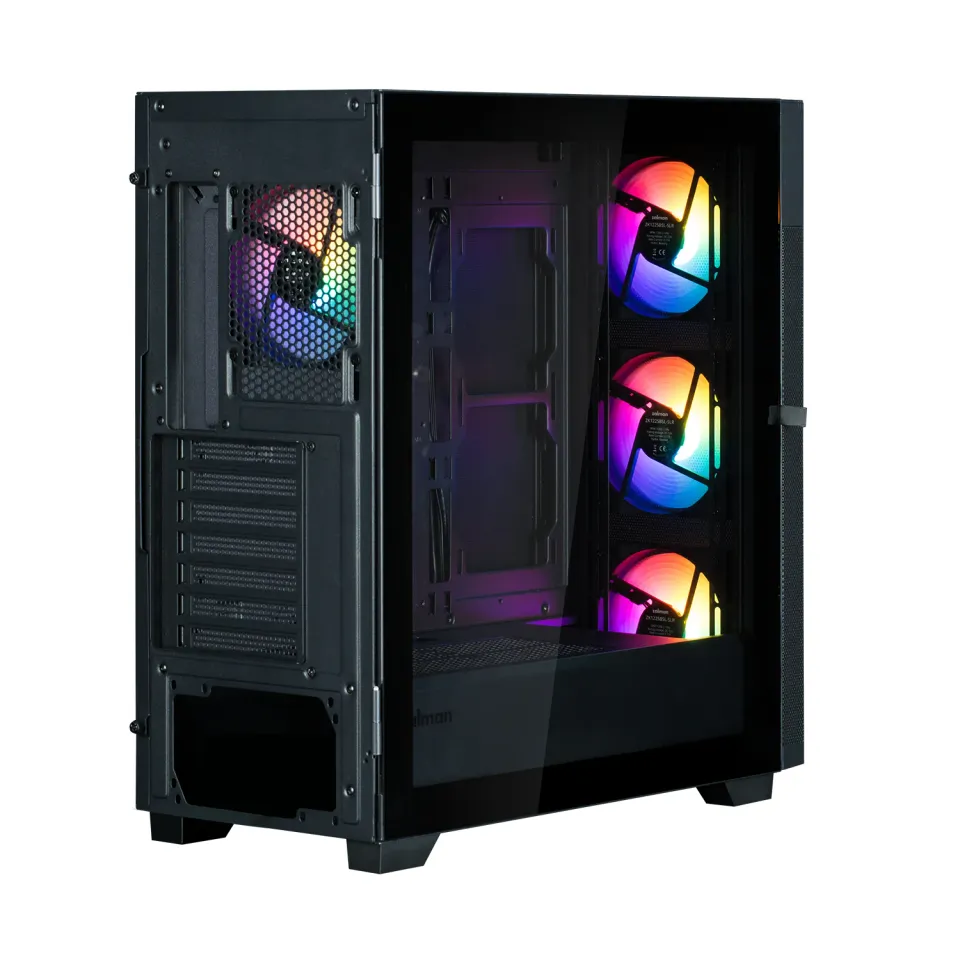 Zalman skříň S5 Neo Black / ATX / 4x 120mm RGB Fan / USB 3.0 / USB 2.0 / černá
